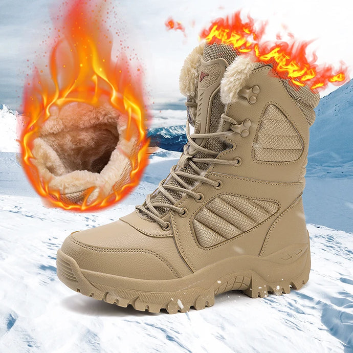 Men's Winter Plush Warm Snow Boots