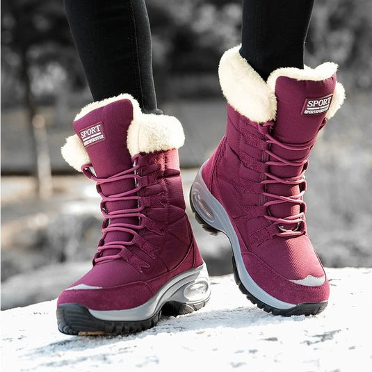 Women's Winter High Quality Mid-Calf Waterproof Snow Boots