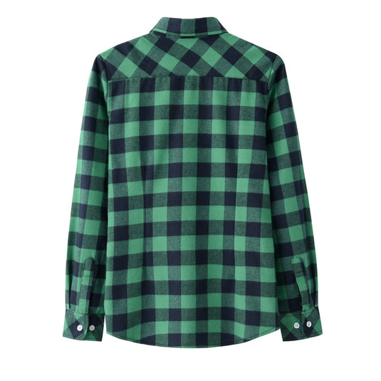 Women's Long Sleeve Flannel Blouse / Shirt - Old Dog Trading